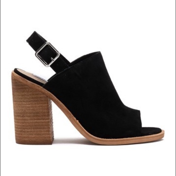 Steven Madden Suede Block Heel Shoes - Picture 3 of 6